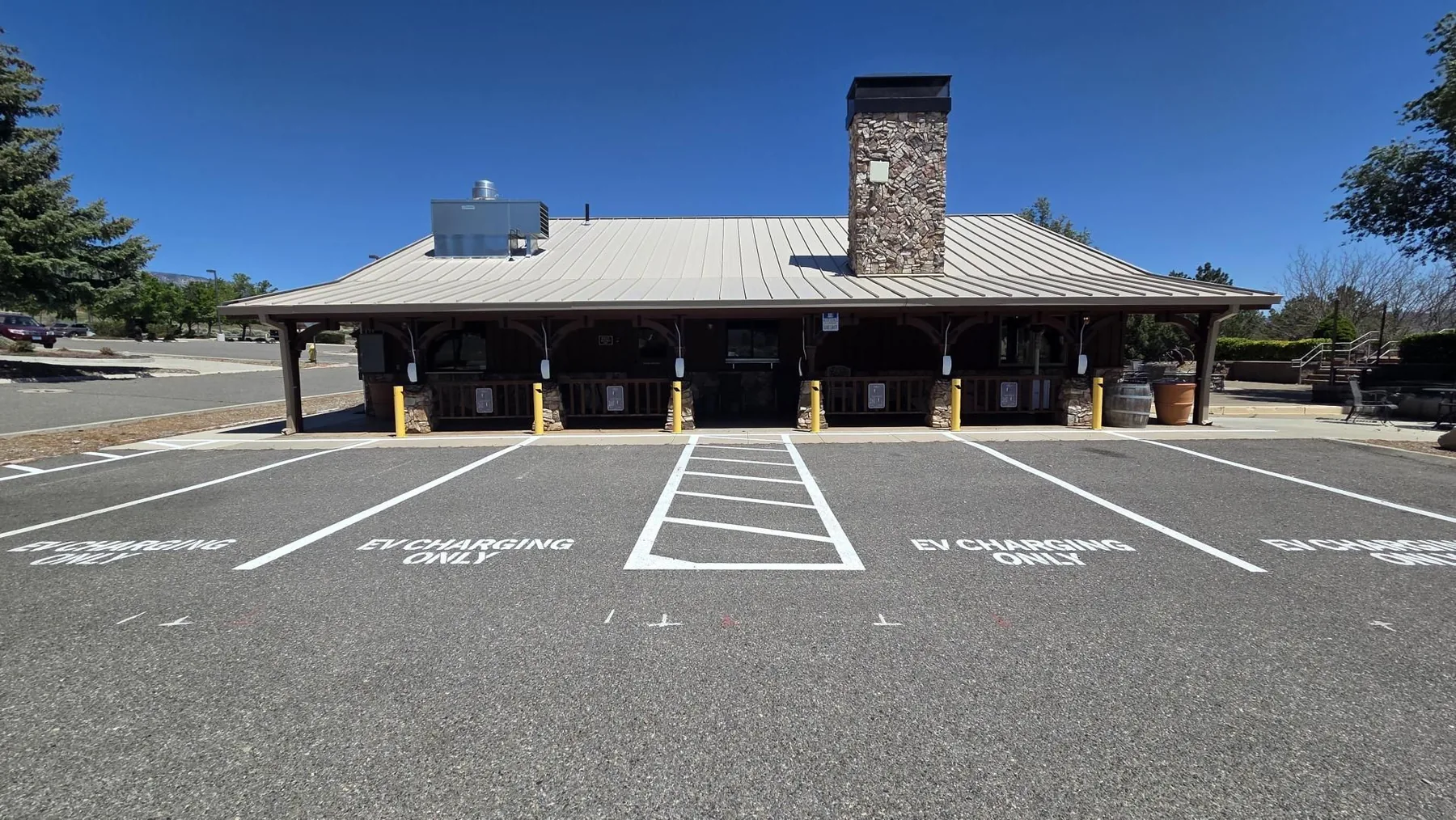 EV charging parking spaces at Genoa Golf Club